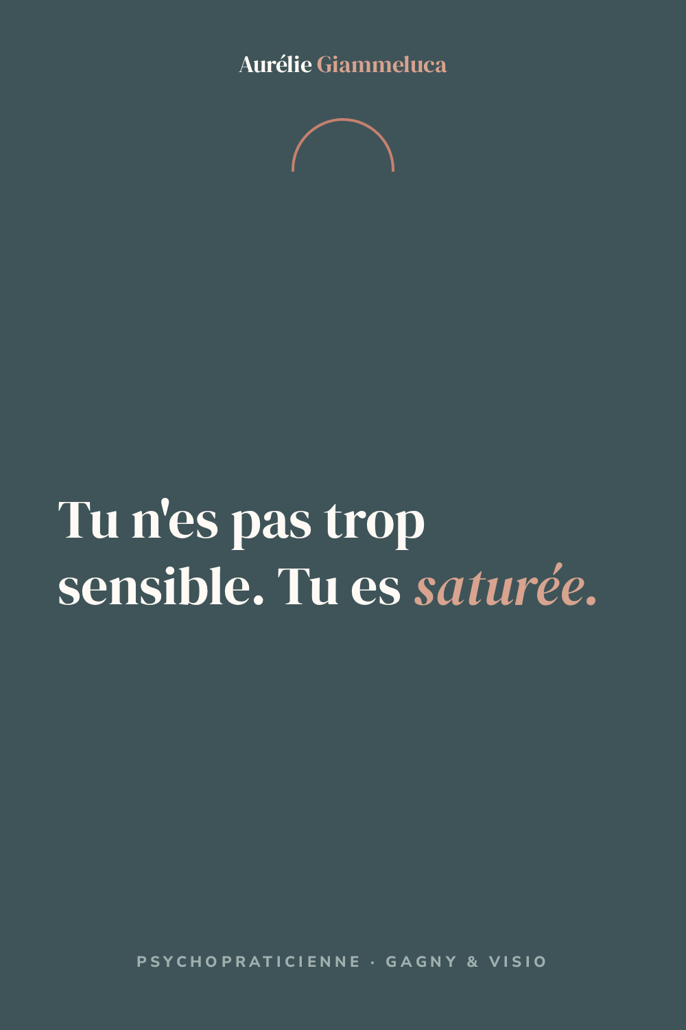 Surcharge émotionnelle : tu n'es pas trop sensible, tu es saturée