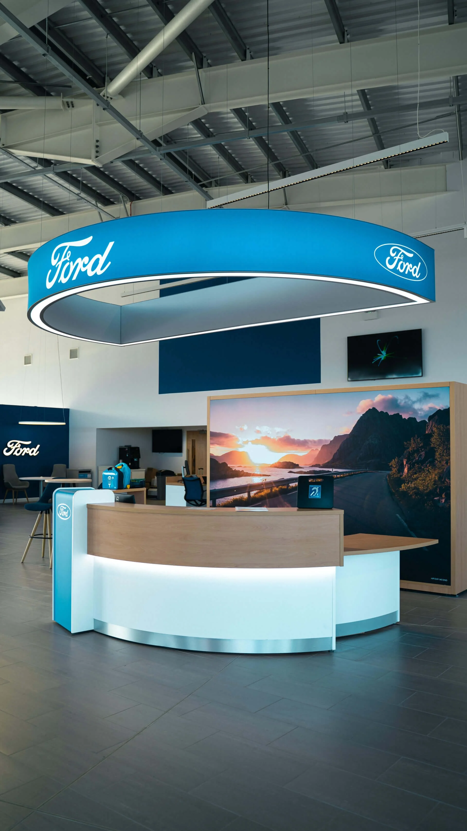Ford. Shop Ford Carlisle | Automotive Showroom Design by Design Metric — Design Metric
