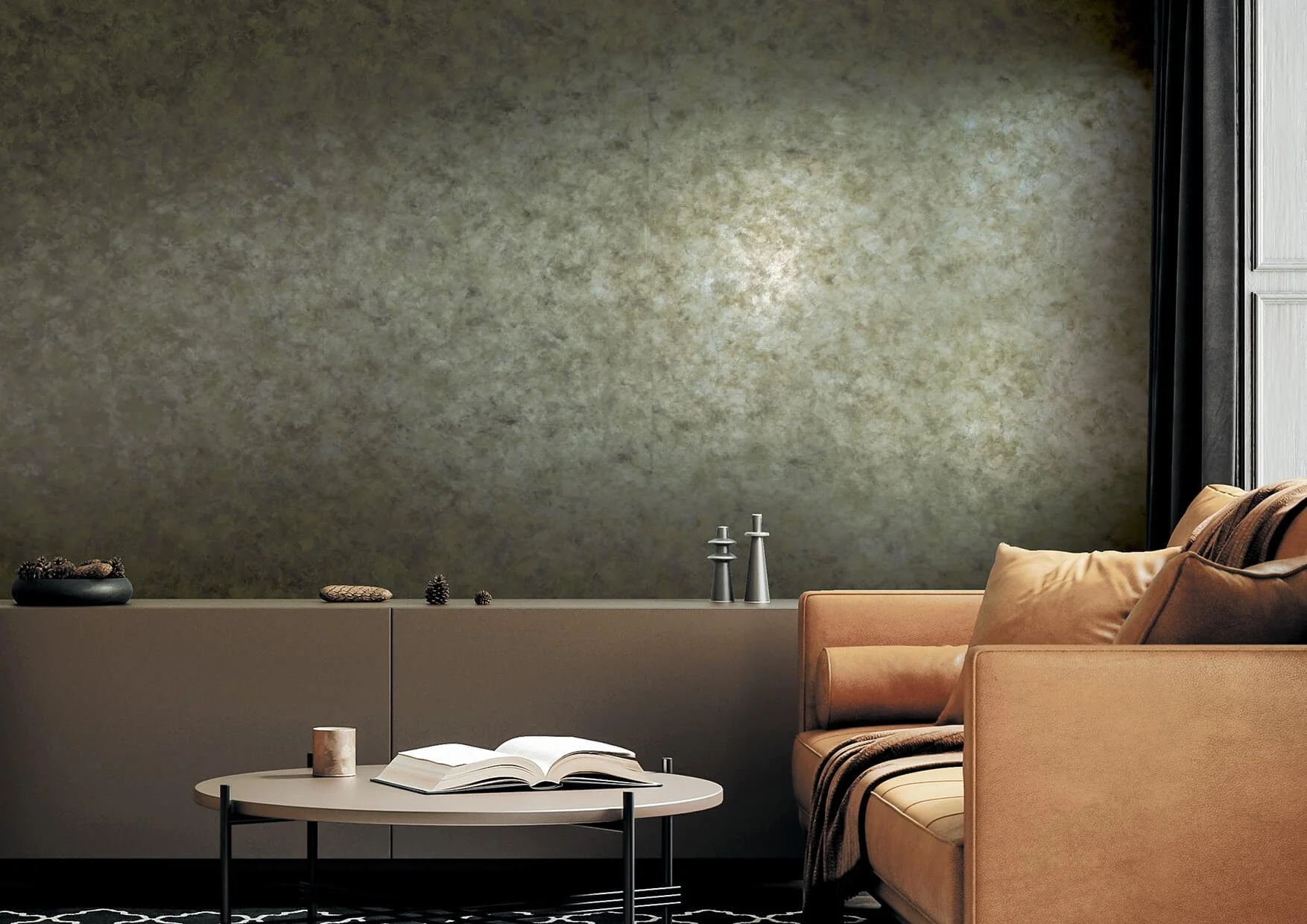 Muraspec Burnish Wallcovering interior installation