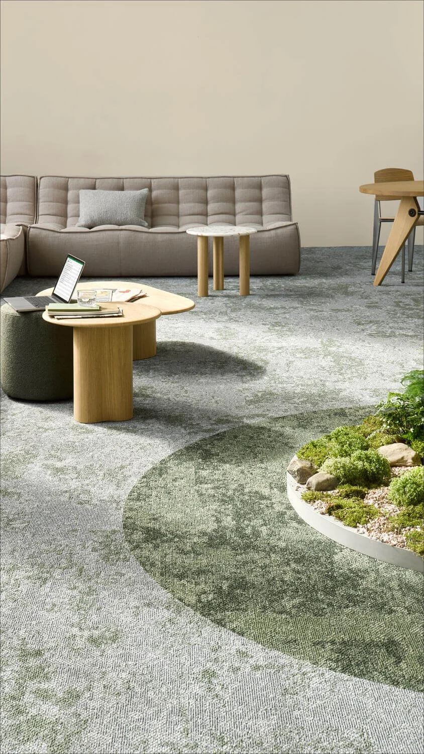 Desso Grezzo Bloom Carpet Tile installation