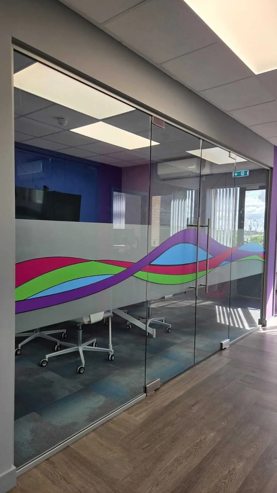 Office partitions and glazing