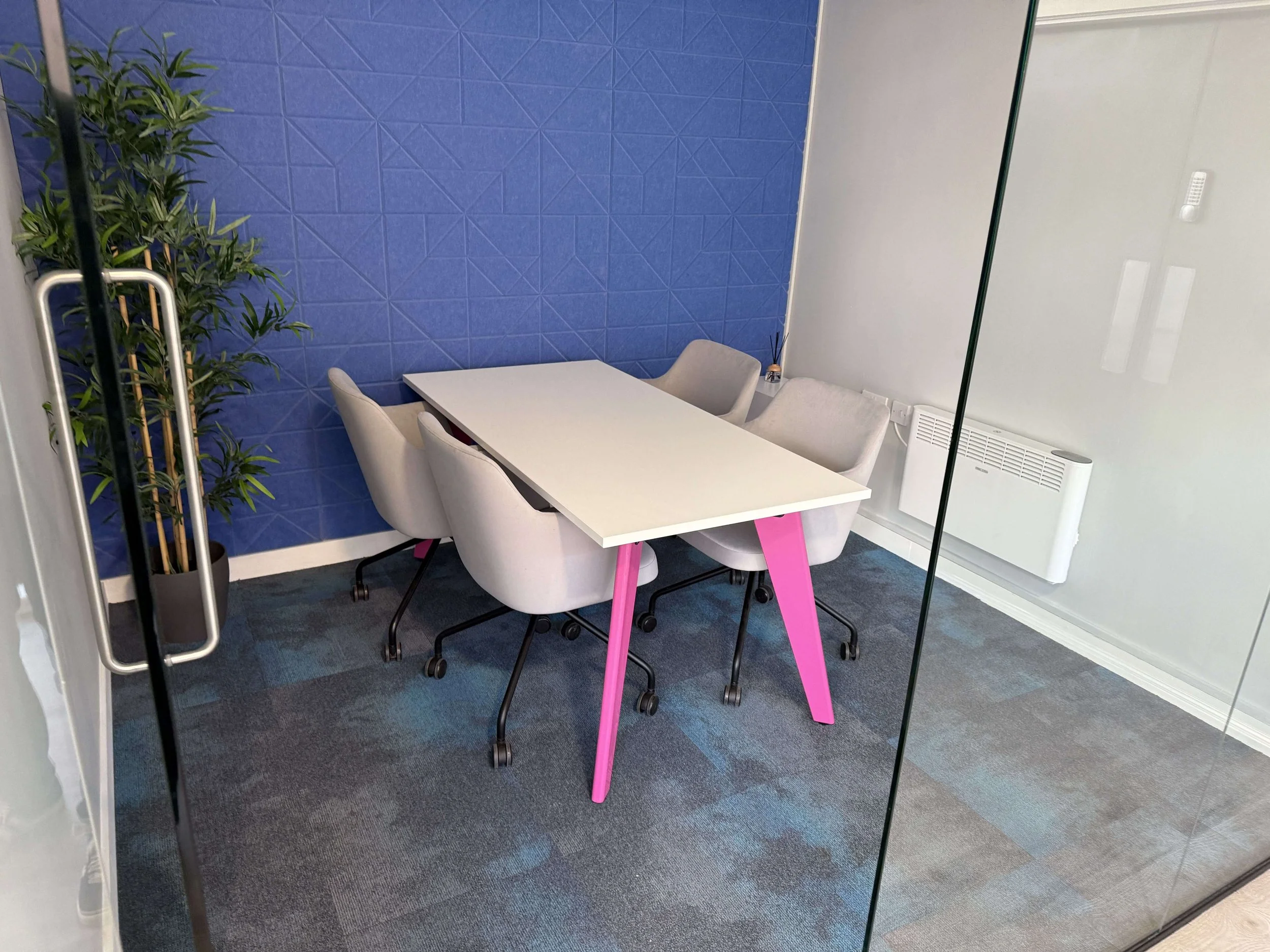 Philip James office refurbishment - meeting and consultation areas