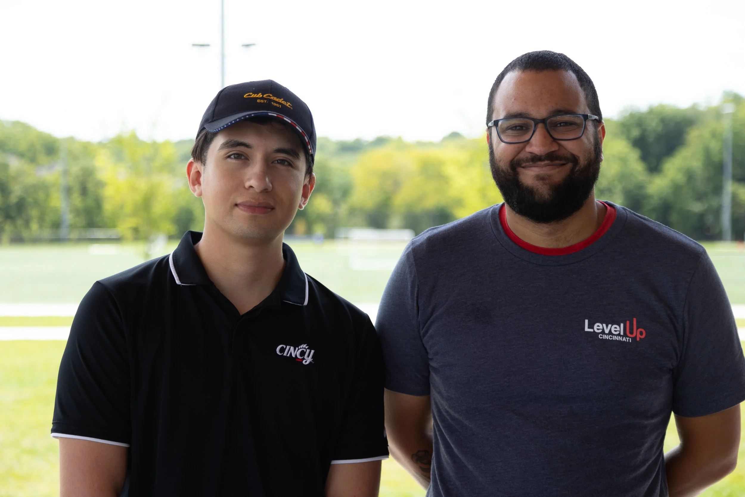 Nick and Stuart together, showcasing their mentoring relationship