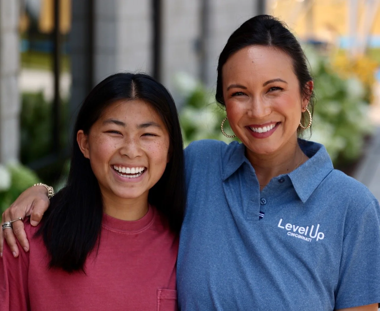 Level Up Cincinnati student and coach