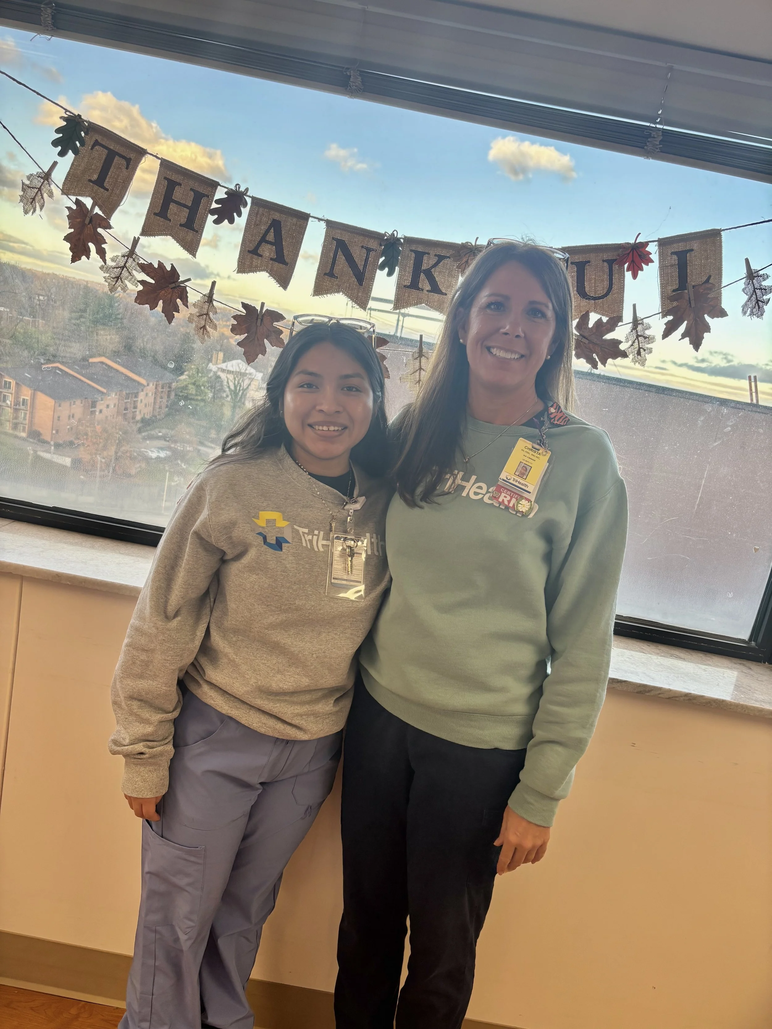 Martha working at TriHealth's Neonatal Intensive Care Unit