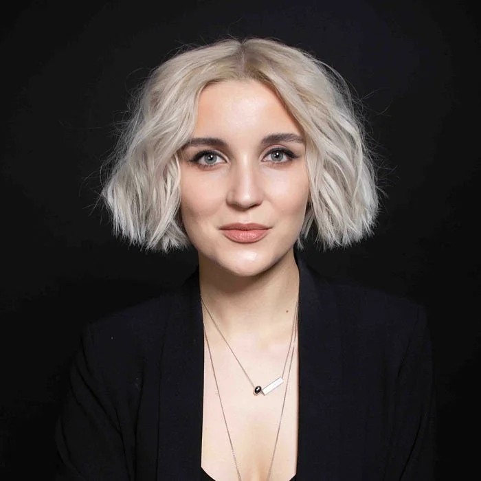 Anna Cherchen, lead makeup and hair artist at Match Production