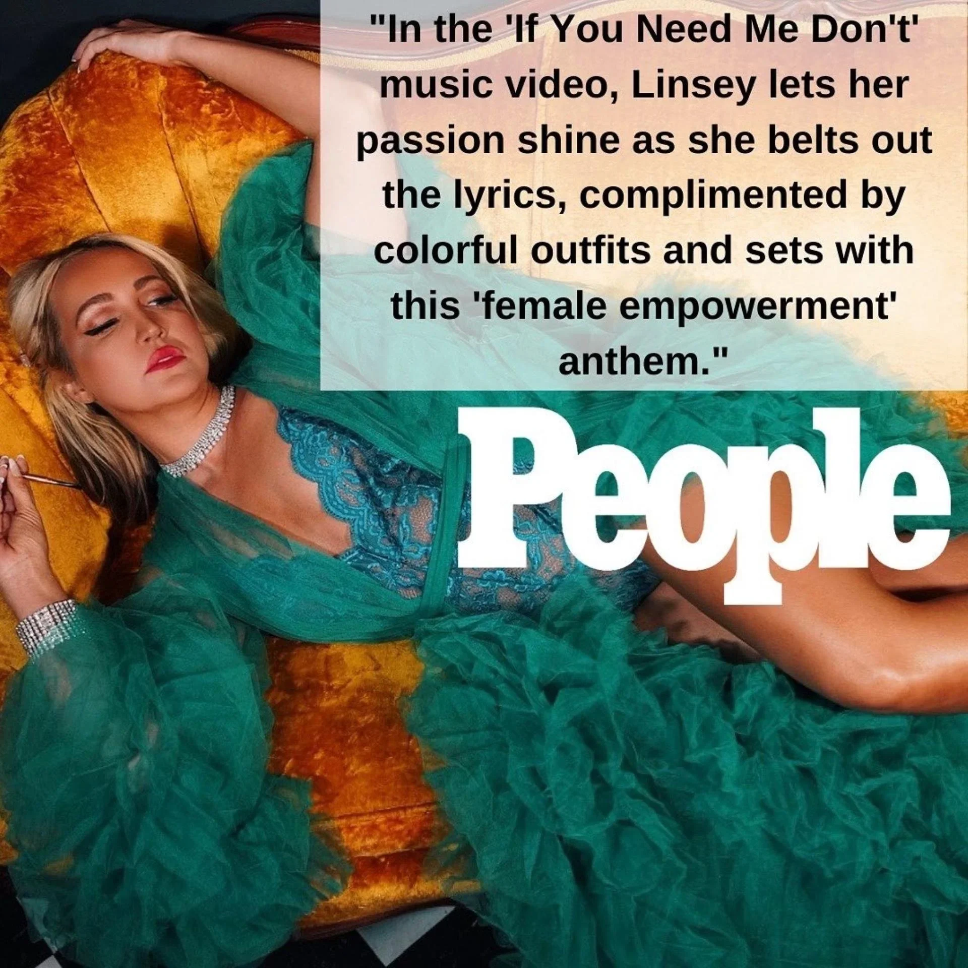 People press quote about Meghan Linsey