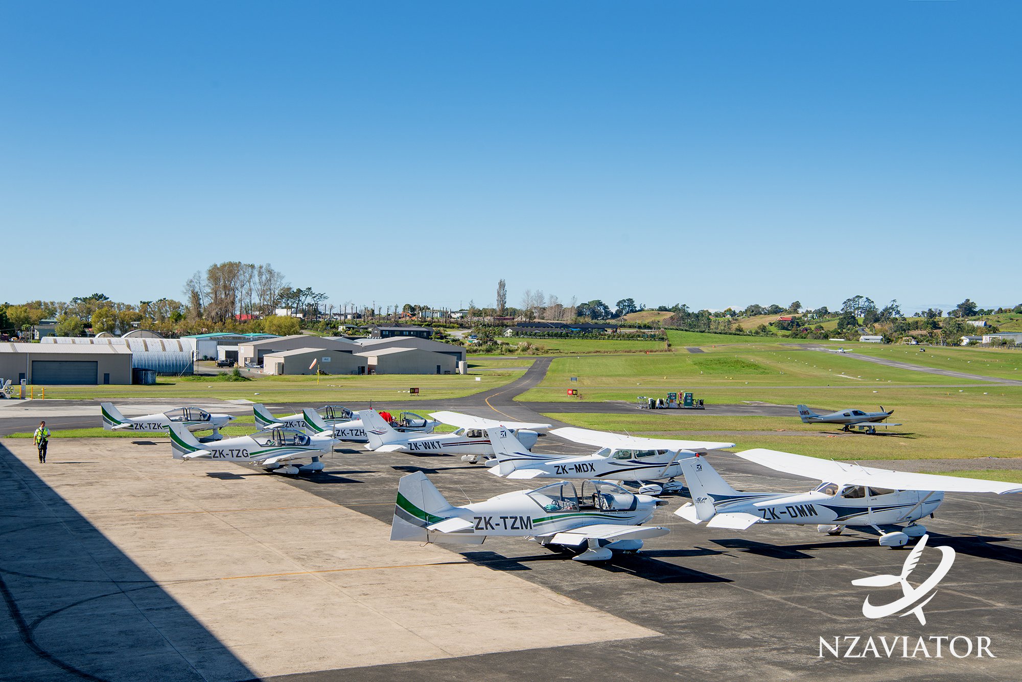 AIPA fleet parked on apron…