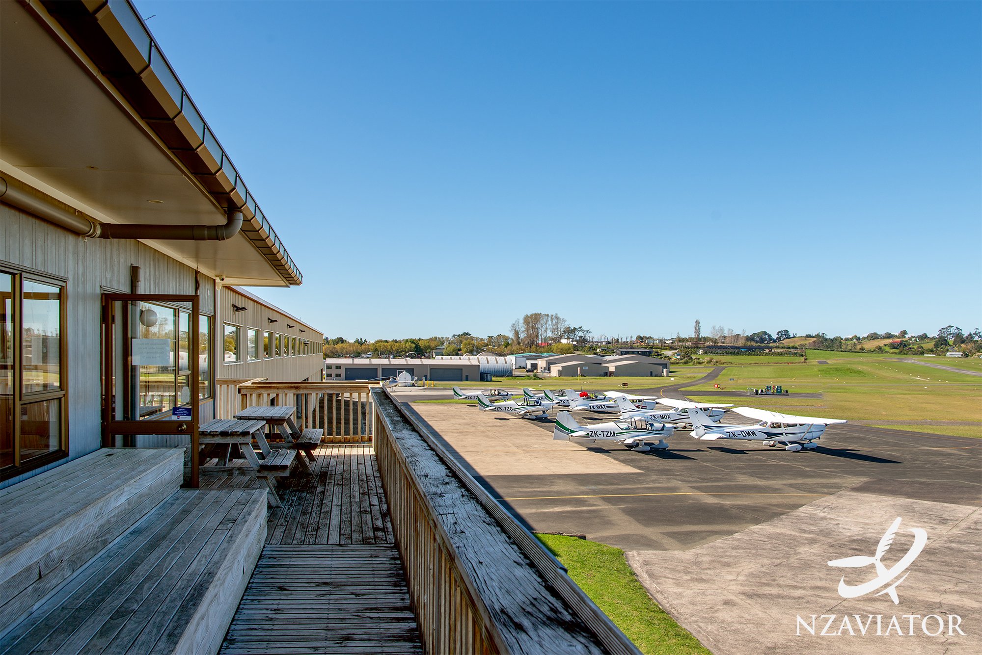 Spacious balcony at AIPA offering view…