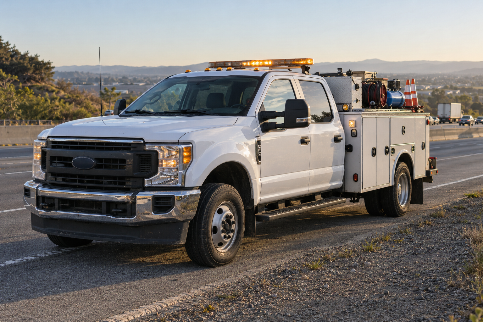 Roadside service vehicle