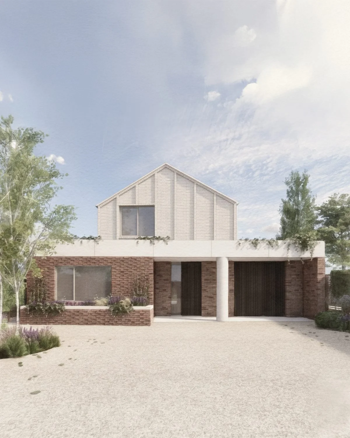 Cherry Trees — front render