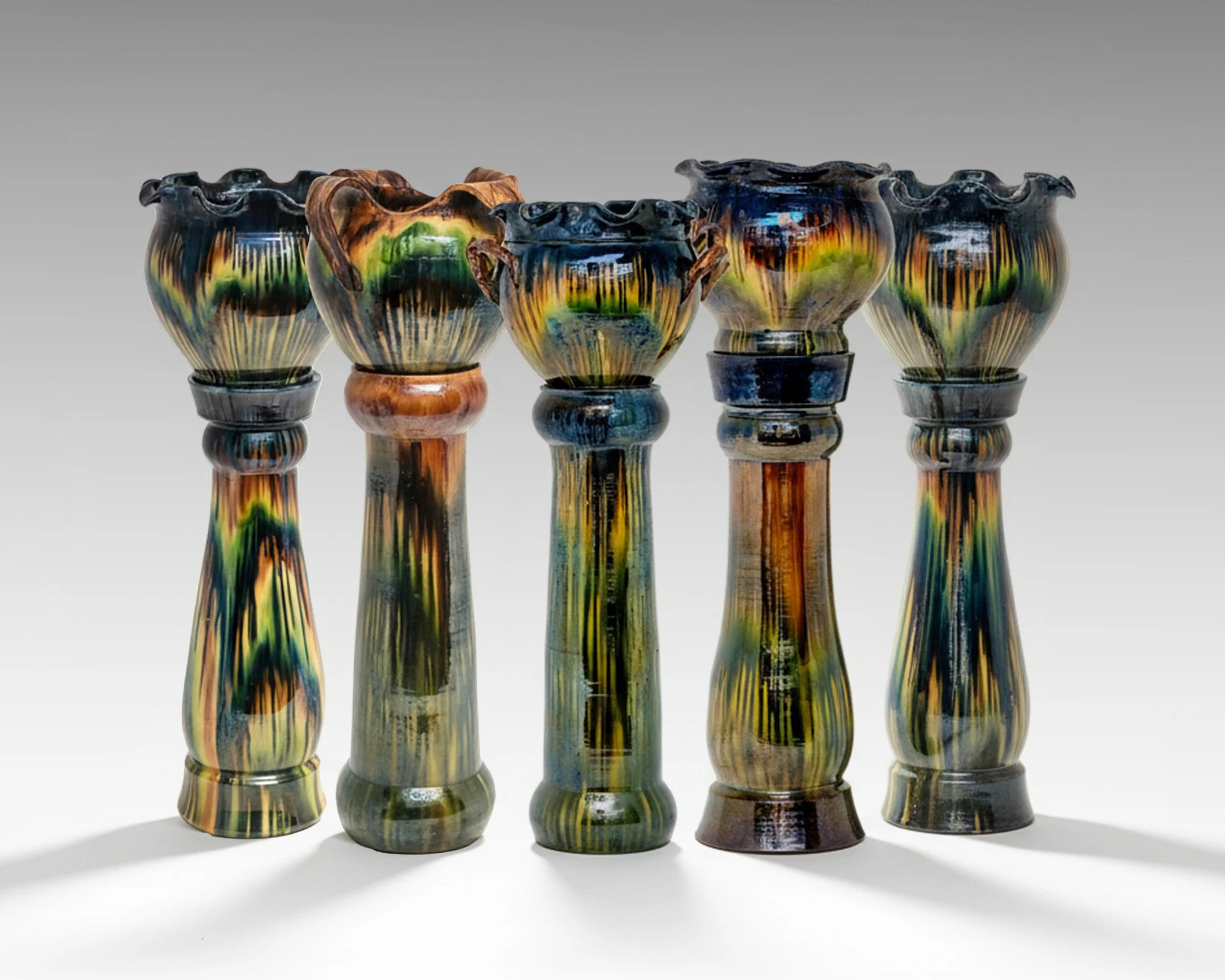 Art Nouveau Planters