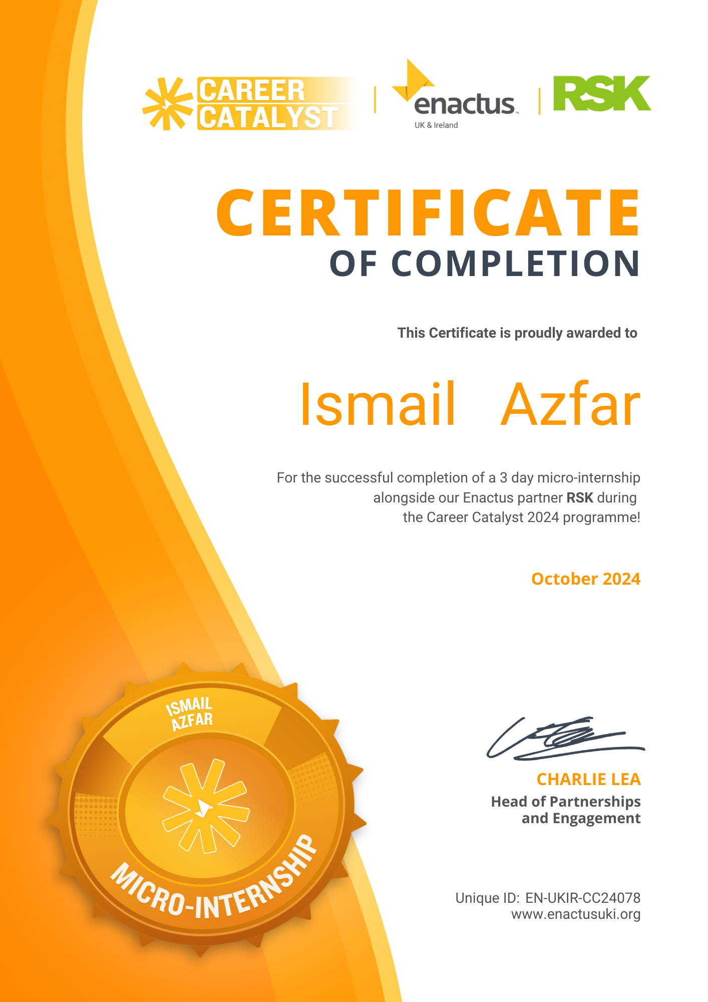 Ismail Azfar - 2nd year Computer Science | University of Manchester ...
