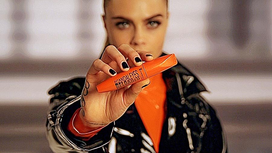 Cara Delevingne rimmel london BTS film