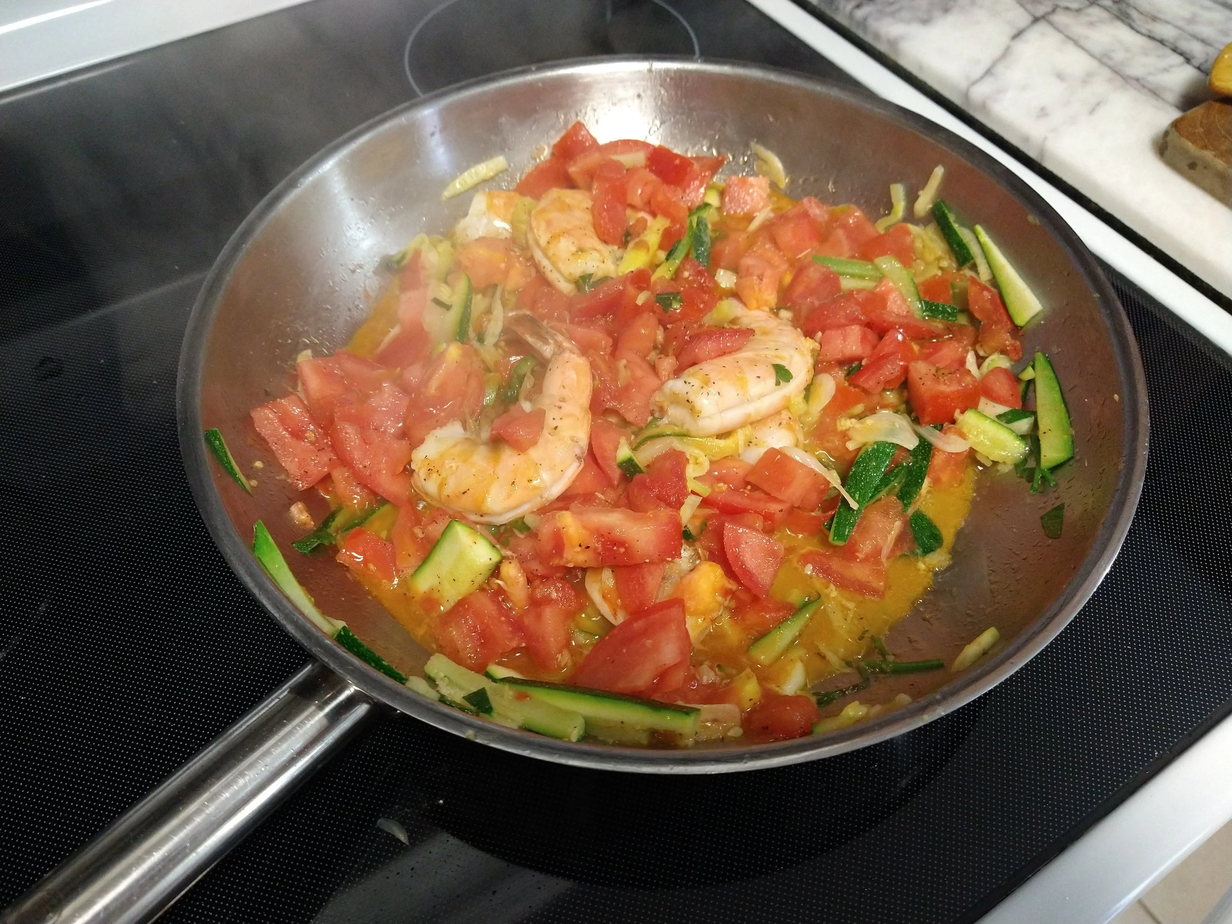 Linguine Fra Diavola Plated