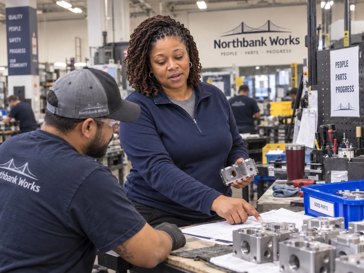 Monica Reed supporting workplace portrait