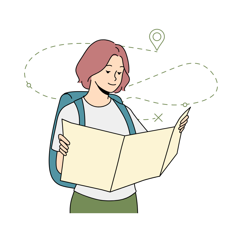 Stackable pathways illustration