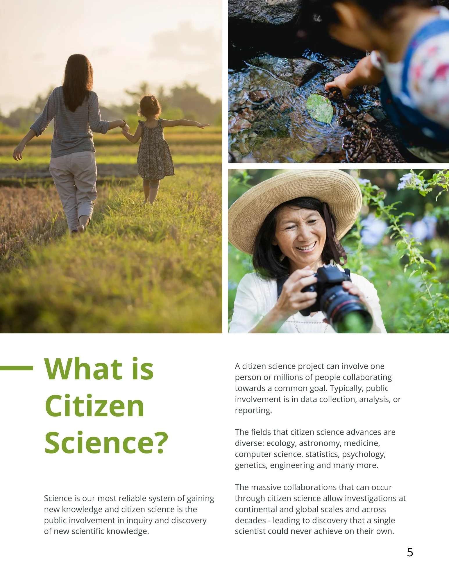 Introduction page from the SciStarter Digital Badging Program Overview