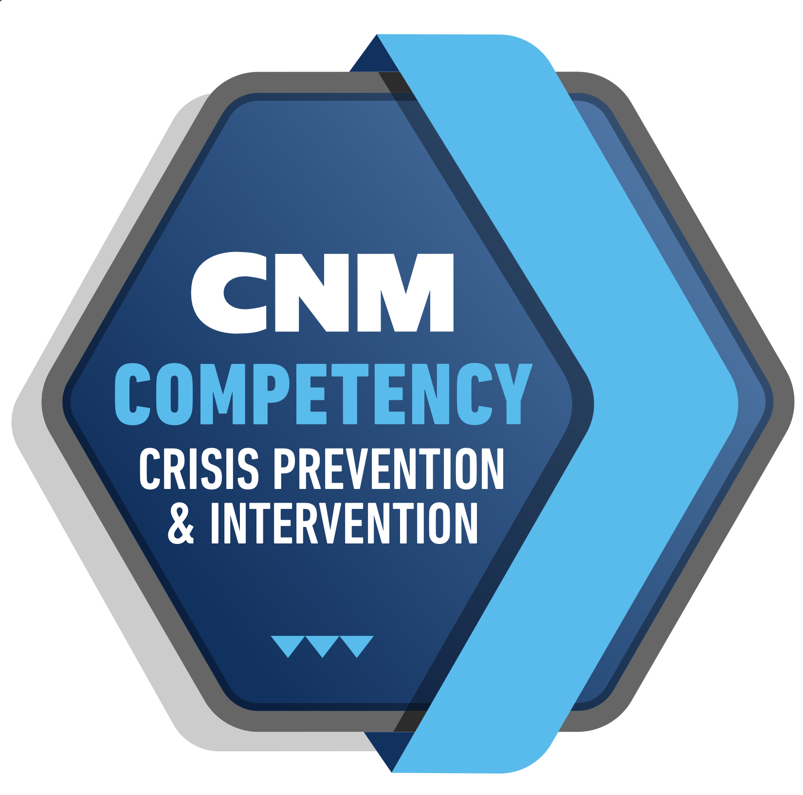CNM Competency badge for Crisis Prevention and Intervention