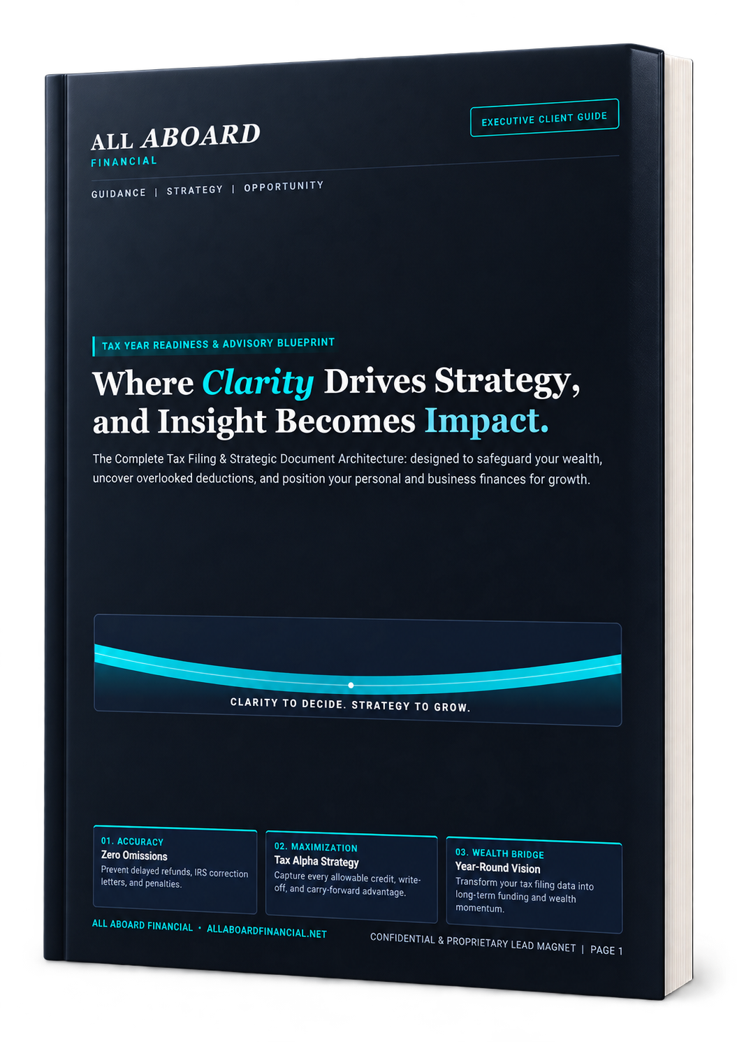 All Aboard Financial Tax Readiness Blueprint book cover
