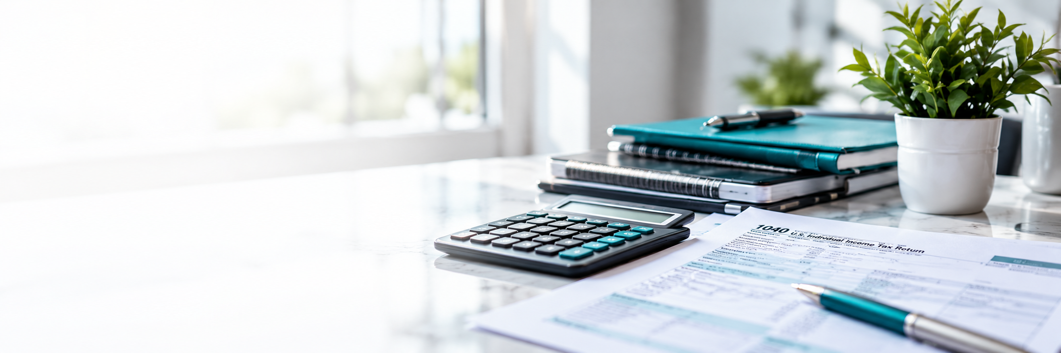 Tax return and financial planning documents