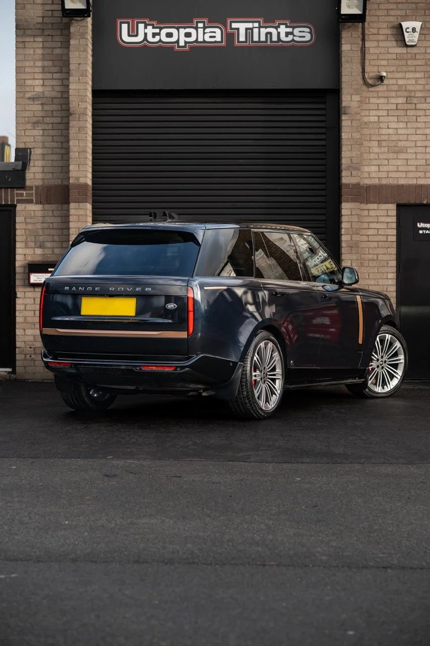 Range Rover after professional window tinting at Utopia Tints Durham, North East