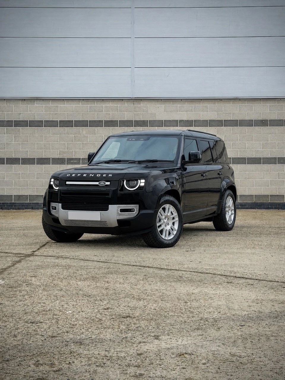 Before: standard Land Rover Defender prior to customisation