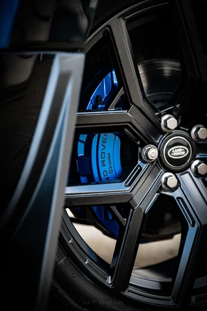 V8 Urban Blue calipers