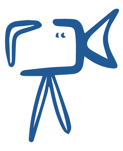 Content creation icon, a camera