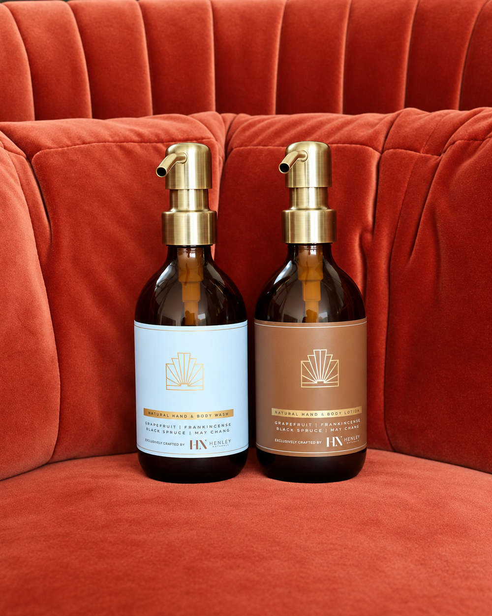 Henley Naturals hand and body care created for the British Pullman