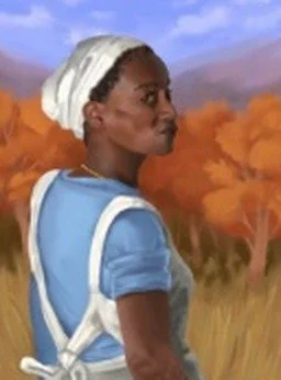 Painted portrait of Elizabeth Freeman