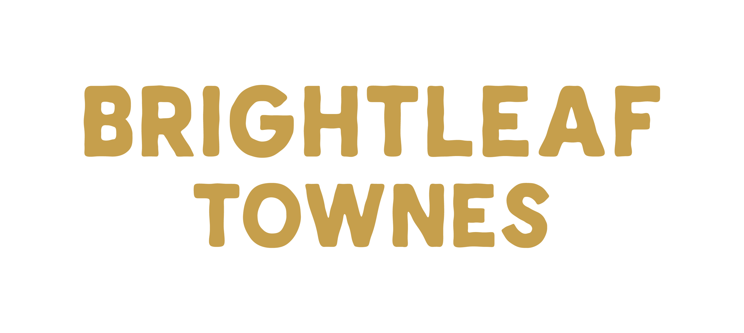 Wordmark, gold