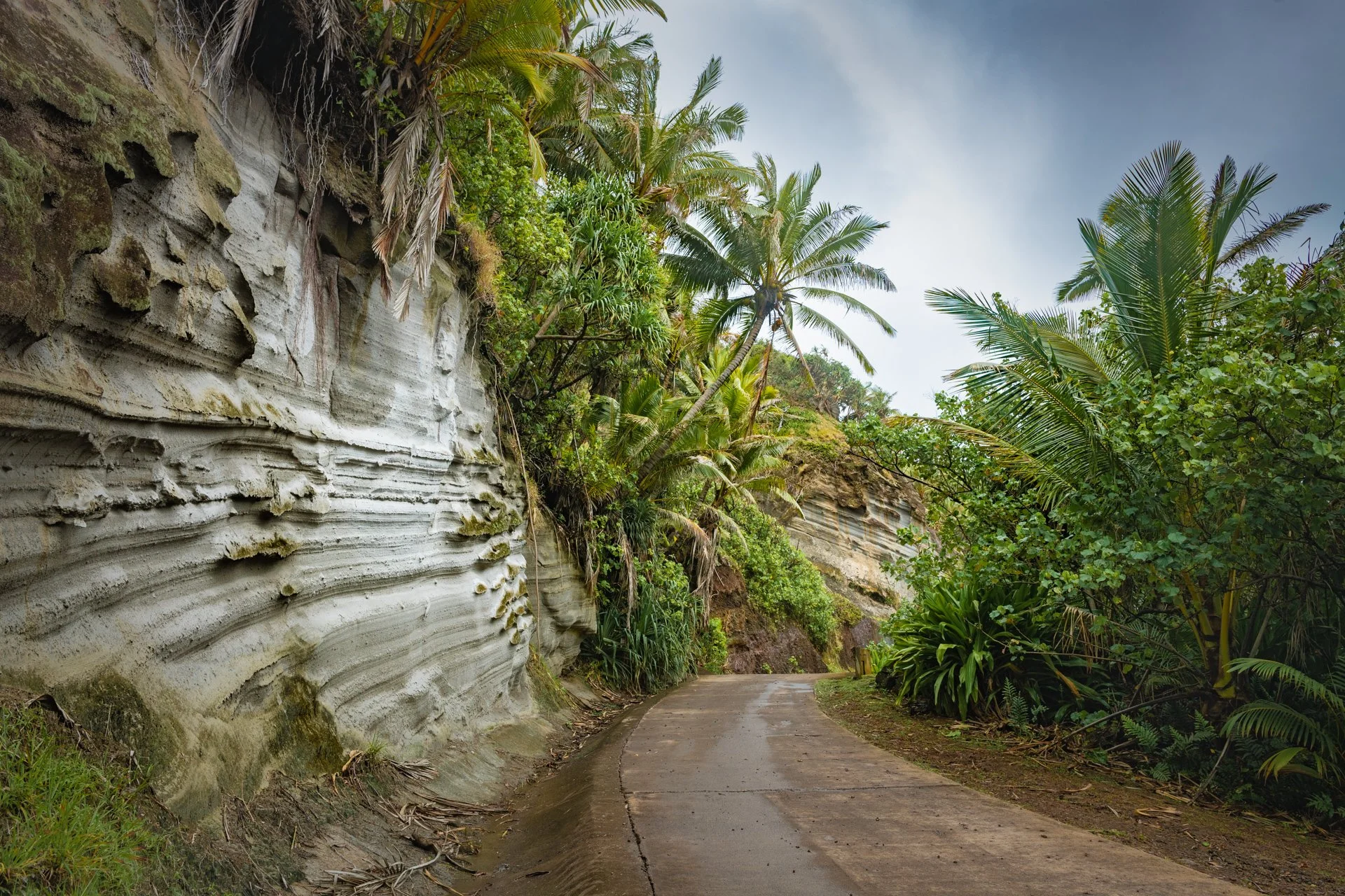 Walking track on Pitcairn Island