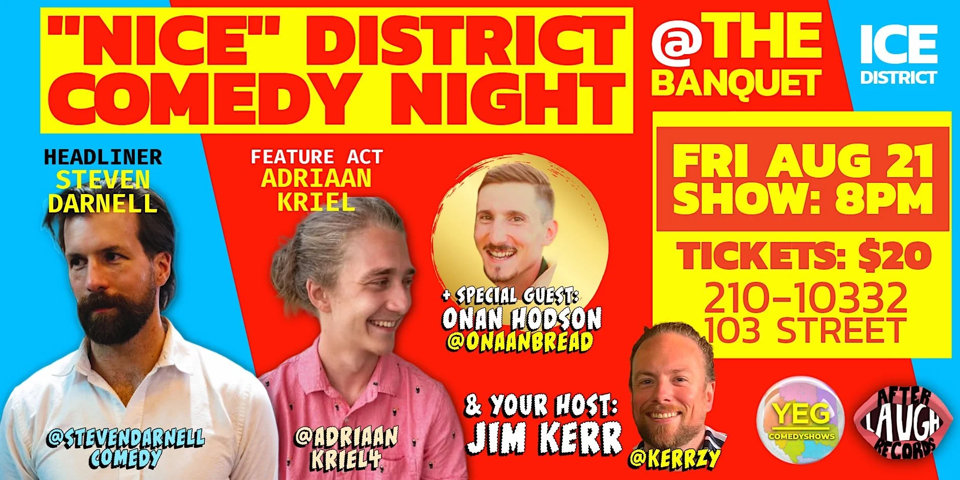NICE District Comedy Night in Edmonton