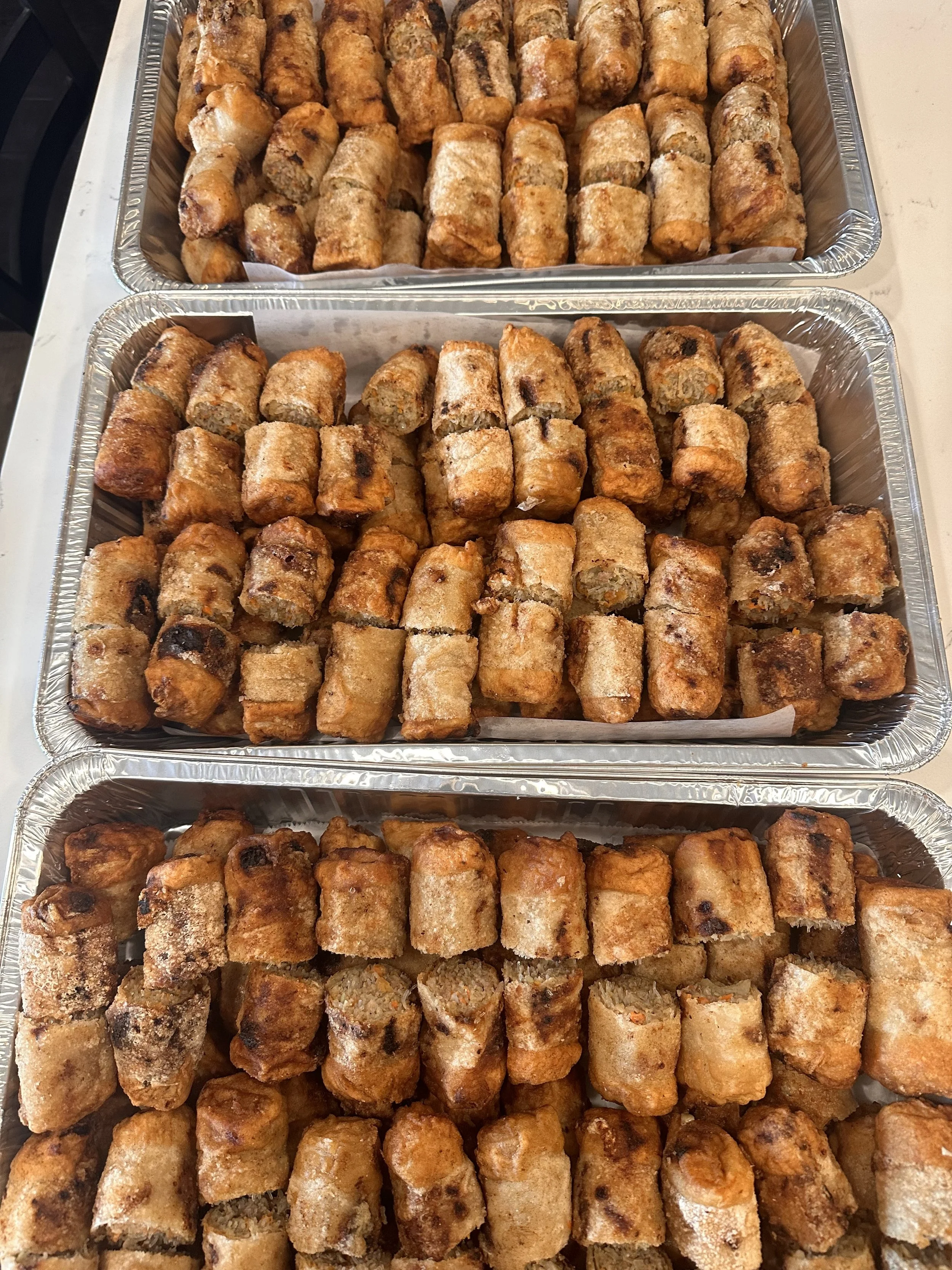 Egg Rolls Catering Tray