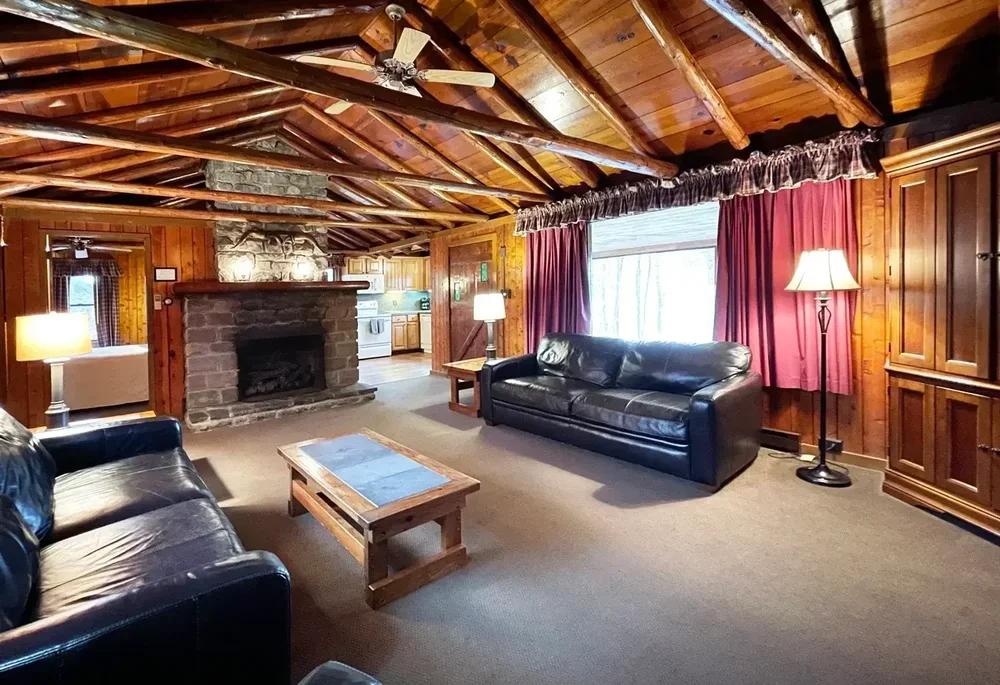 Lakeview Cabin 25 living room