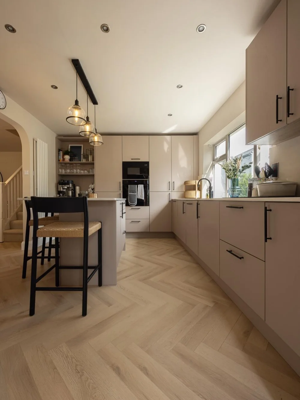 Warm Tones. Modern Living. — completed customer kitchen