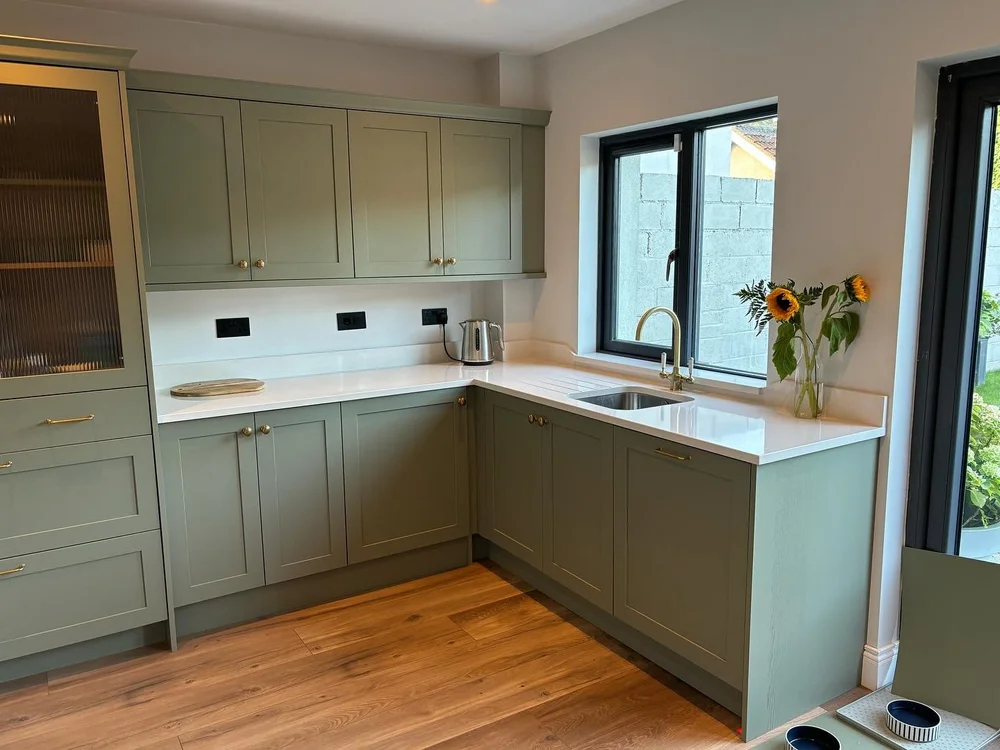 Dakota Narrow Rail in Cardamom — customer project photograph