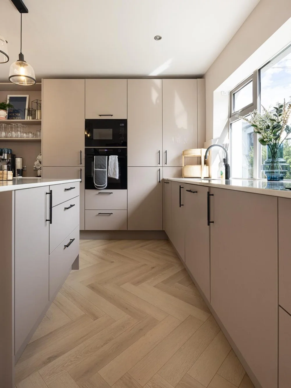 Warm Tones. Modern Living. — finished kitchen detail