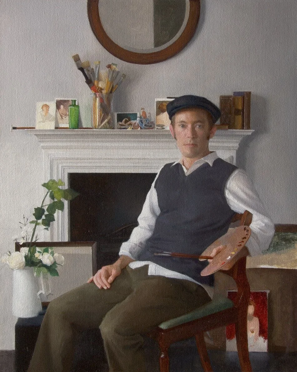 The Portrait Painter, by Nancy Fletcher, Oil on linen