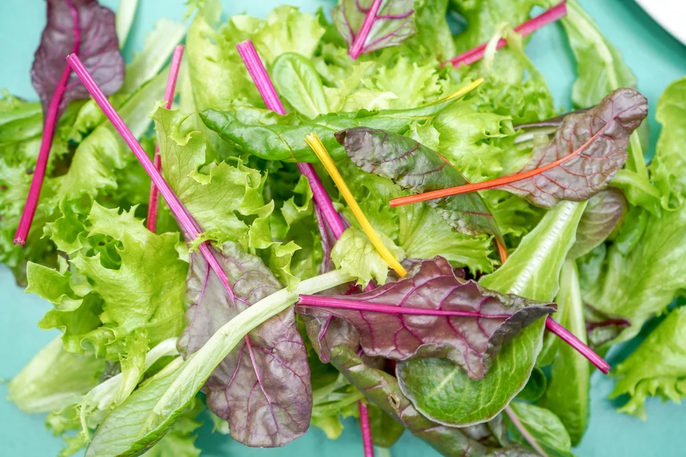 Fresh greens from the farm