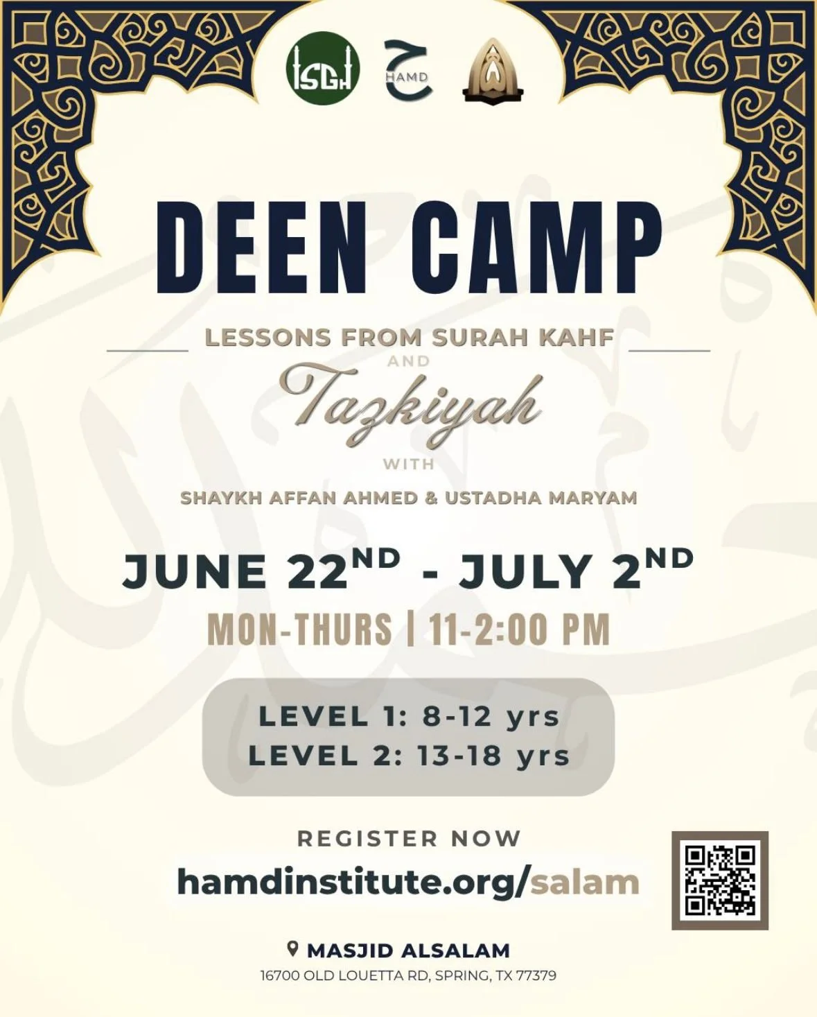 Deen Camp Masjid AlSalam