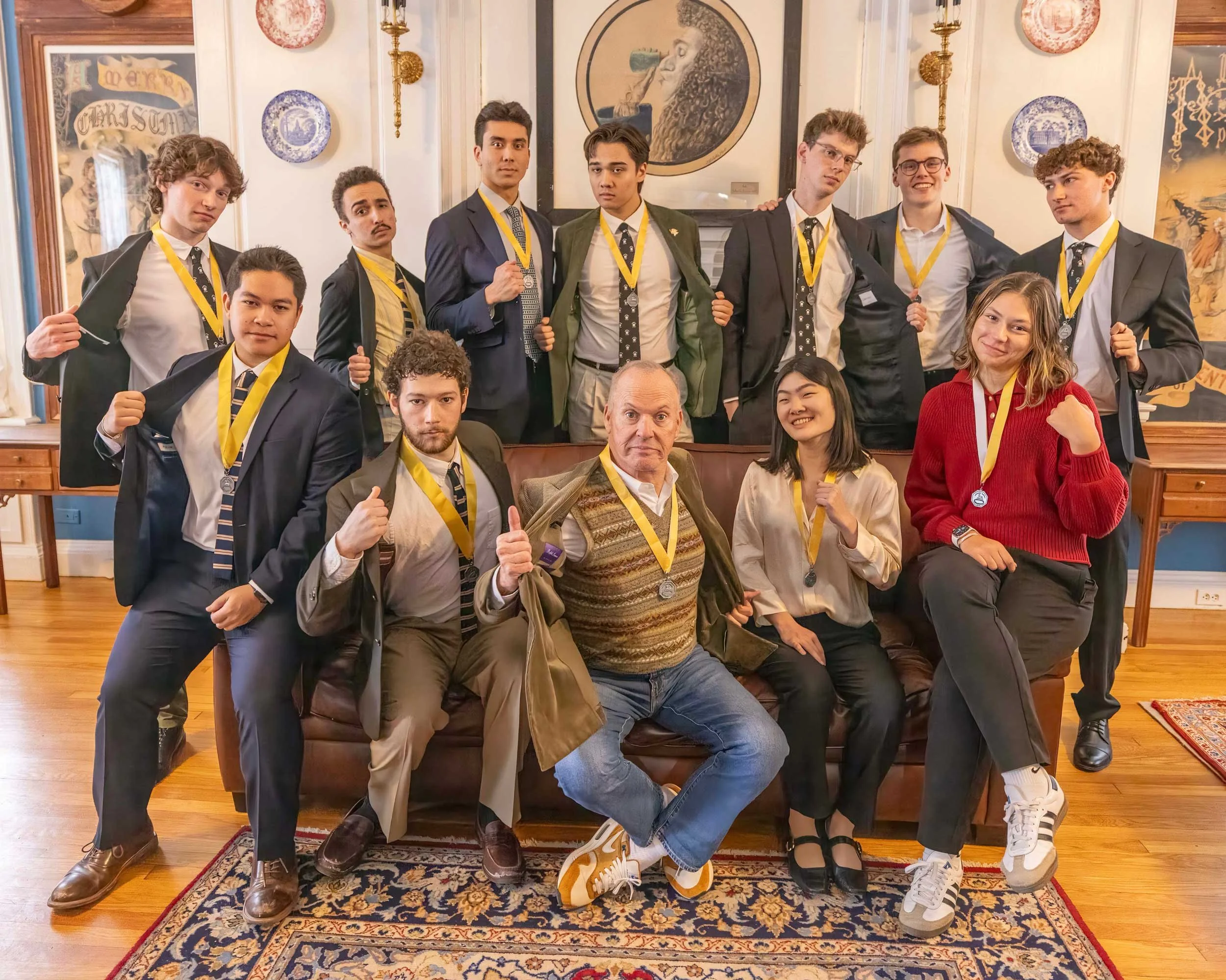 2026 Hasty Pudding Man of the Year band photo, used here as placeholder imagery for Sofia's 2026 season.
