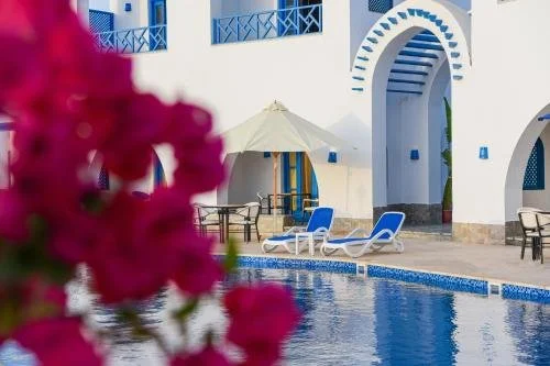 Pool courtyard at New Panorama Resort
