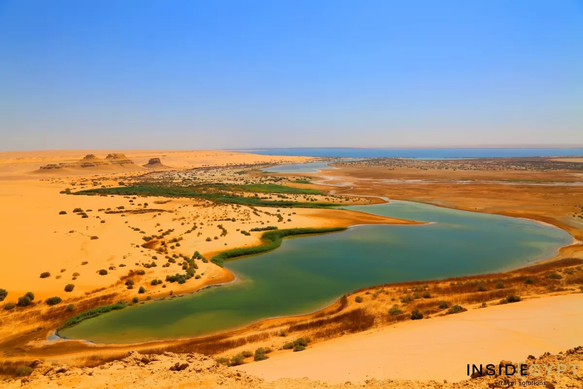 Aerial view of Fayoum