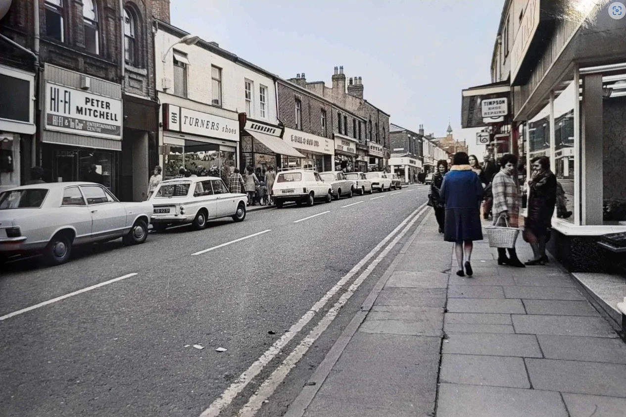 Chapel Street, Chorley in the 1960's.