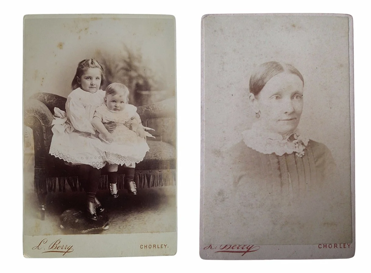 Portrait Photographs taken by Luke Berry and Son in 1910s, Chorley.