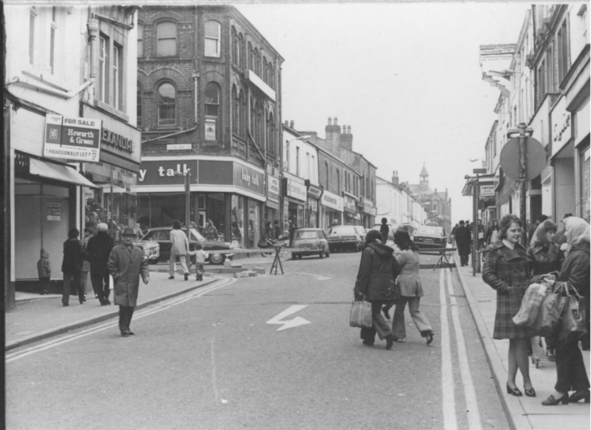 Chapel Street, Chorley in the 1970's