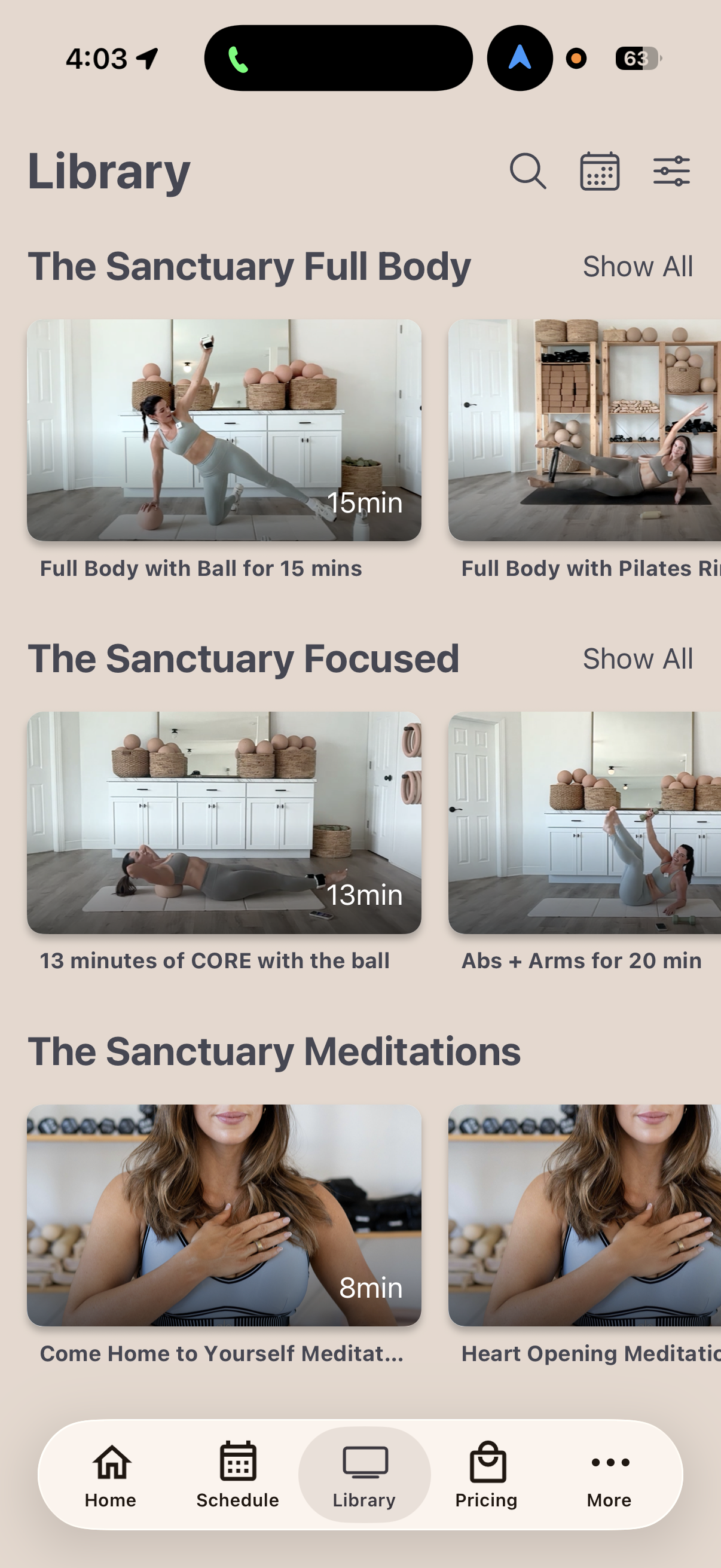 Sanctuary On Demand library preview