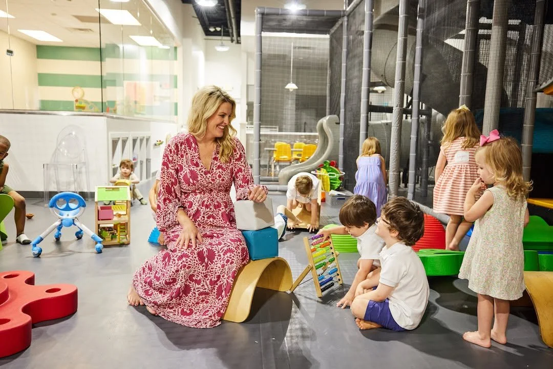 The PlaySpace childcare room inside Westwood Fitness